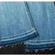 Women's Washed Elastic Loose Wide Leg Ankle-length Bootcut Jeans - EX-STOCK CANADA