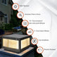 Solar Wall Light With Dimmable LEDs Landscape Pathway Light - EX-STOCK CANADA