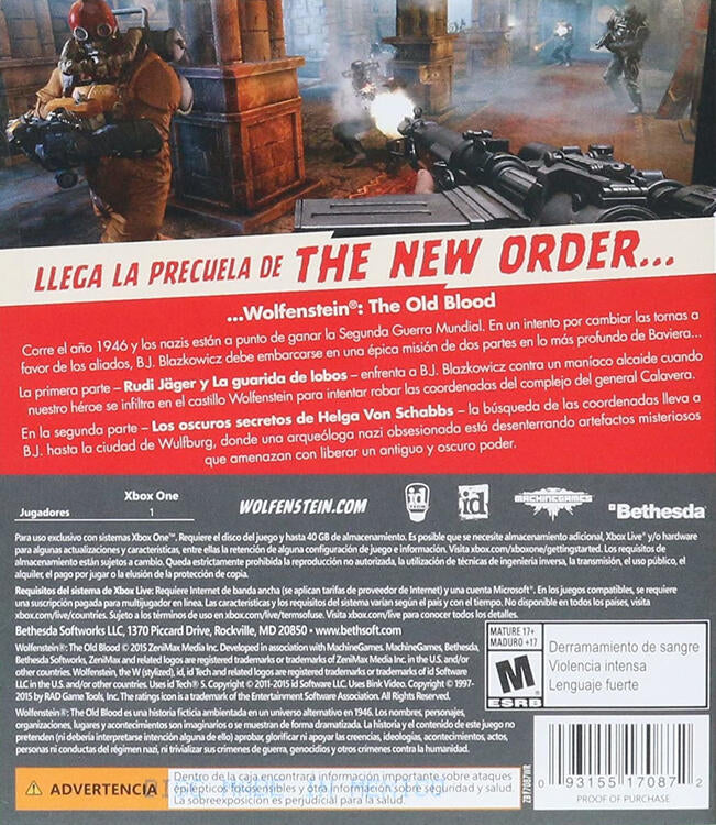 Wolfenstein: The Old Blood 