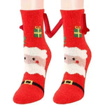 Soft Carton Christmas-themed Fleece Winter Home socks for Women - EX-STOCK CANADA