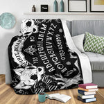 Halloween Witch Blanket Flannel Blanket EX-STOCK Canada 