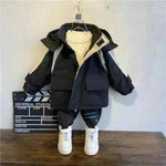 Niño de estilo de camuflaje de camuflaje de invierno de estilo extranjero