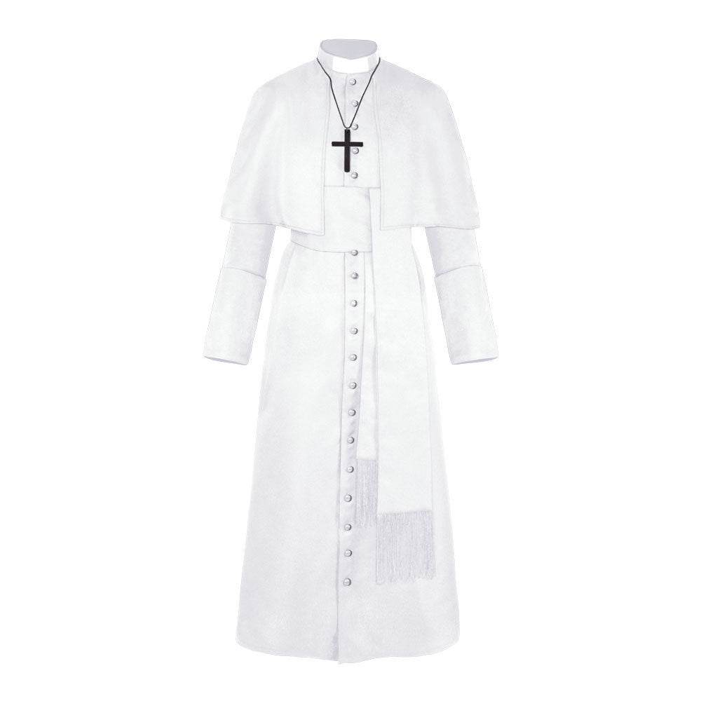 Halloween Priest Medieval Retro Cosplay Costume - EX-STOCK Canada