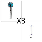 Shower Head Water Saving Flow 360 Degrees Rotating With Small Fan ABS Rain High Pressure Spray Nozzle Bathroom Accessories EX-STOCK Canada 