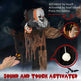 65inch Life Size Outdoor Halloween Decorations Talking Circus Clown With A Balloon, Animated Prop With Sound And Motion Activated, Light Up Eyes, Laughter - EX-STOCK Canada