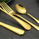 High-end tableware 24 piece set Cool Matching flatware - EX-STOCK CANADA