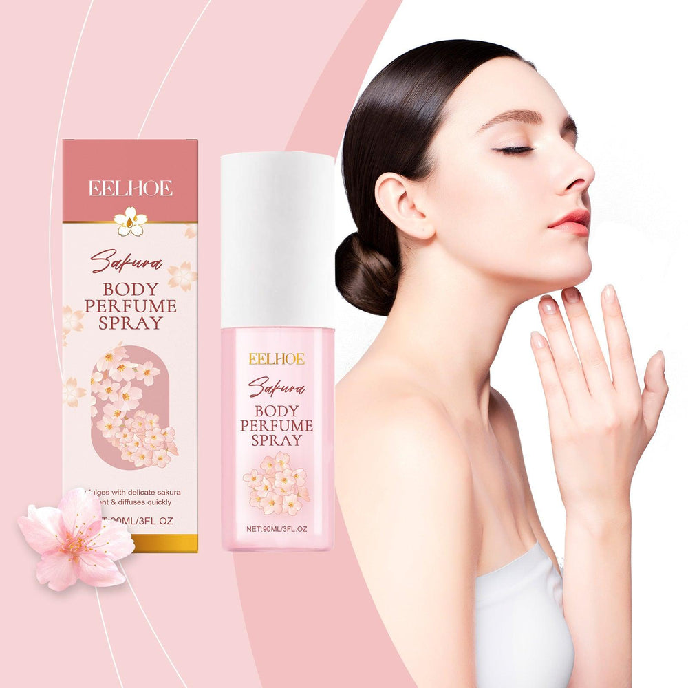 Cherry Blossom Body Perfume Spray Elegant Softening Skin | EX-STOCK