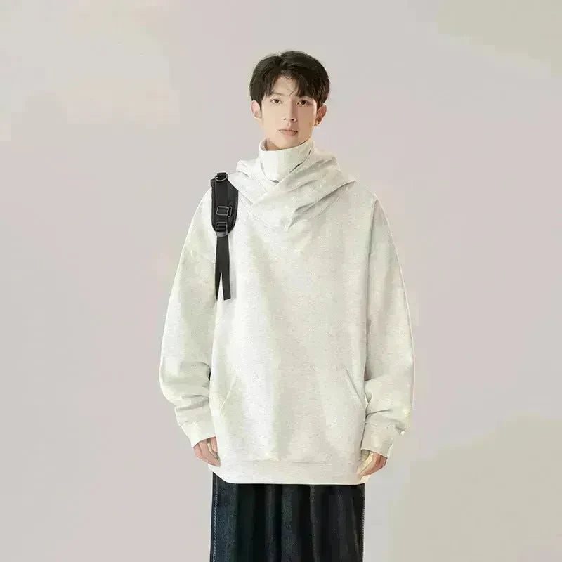 Autumn Winter Oversized Turtleneck Hoodie  Pullover for mens - EX-STOCK CANADA