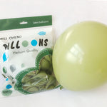 Light green Balloon Wedding & Birthday Party Decorations – Colourful Vintage Balloon Set