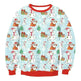 Autumn Winter Fashion Ugly Christmas Sweater Santa Elf Funny Pullover Womens Mens Print Sweaters Tops Clothing - EX-STOCK CANADA