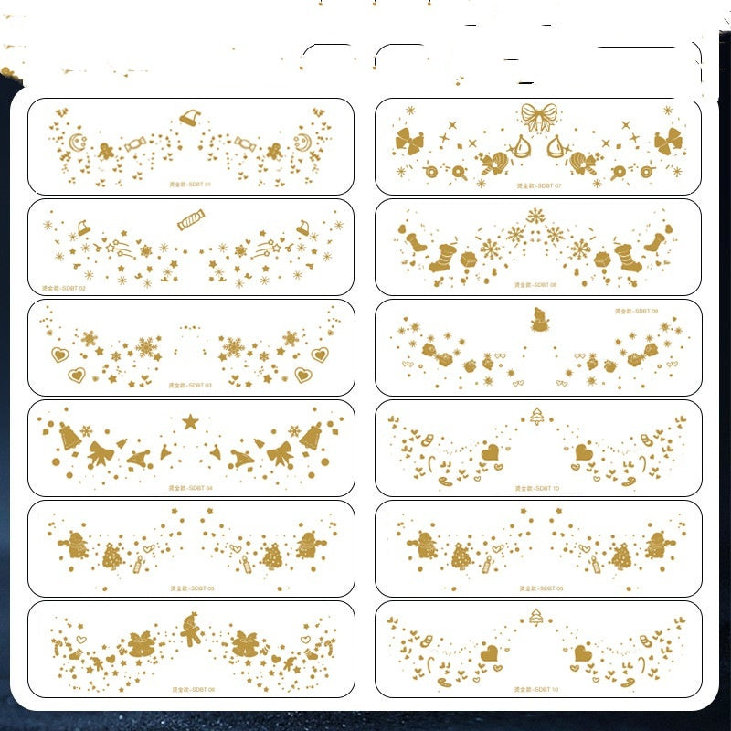 Gilding Sticker Freckle Tattoo Sticker Gilding Glitter Stickers Waterproof EX-STOCK