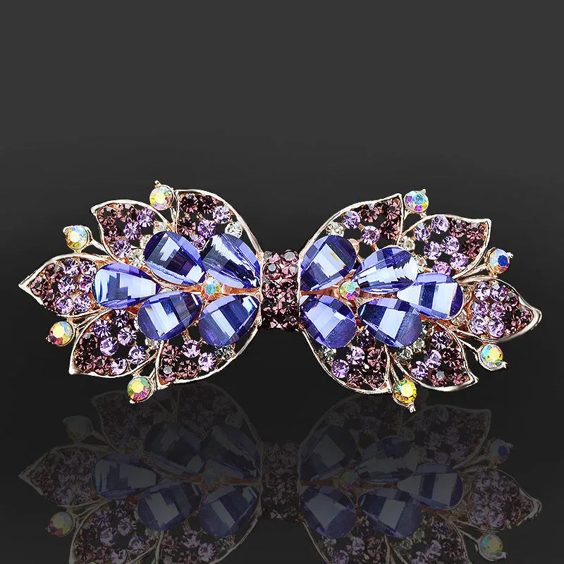 Rhinestone bow hair clip Accessories - EX-STOCK CANADA