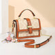 Vintage Printed PVC leather Shoulder Crossbody Bag for women - EX-STOCK CANADA