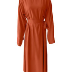 Vestido Musulmán de Mujer Talla Grande con Cordones - EX-STOCK Canada