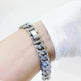 Flat Cuban Link Chain Diamond Bracelet - EX-STOCK CANADA