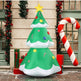 6.9 FT Lighted Christmas Inflatable Decoration, Inflatable Christmas Tree, Blow Up Yard Decorations With Built-in LED Lights For Holiday Party Front Yard Lawn Garden Decor EX-STOCK Canada 
