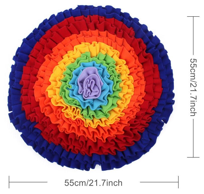 Pet Dog Snuffle Mat Nose Smell Training Sniffing Pad Dog Puzzle Toy Slow Feeding Bowl Food Dispenser Carpet Washable Dog Toys 