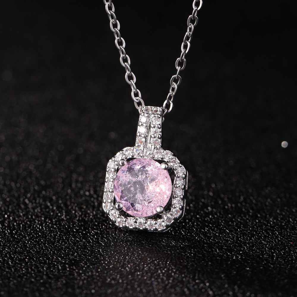 Perfume Bottle Pendant Necklace Women's Full Diamond - EX-STOCK Canada