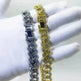 Flat Cuban Link Chain Diamond Bracelet - EX-STOCK CANADA