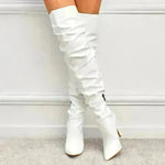 Knee High Long Boots Women Fashion Super High Heel Party Shoes - EX-STOCK CANADA