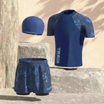 Older Boys Fashion Printed Casual Swimsuit Suit Two piece for boys Swimwear for boys