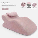 Sleeping Y-shaped Pillow Bed Watch Mobile Phone Memory Foam Pillow Neck Protector