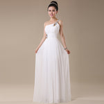 Evening dress one-shoulder dinner banquet long banquet EX-STOCK Canada 