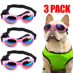 Pet Sunglasses Dog Cat Windproof Glasses Accessories Goggles Small Medium Dog Sun Visor Eye Wear Glasses UV Dust Fog Protection With Adjustable Strap EX-STOCK