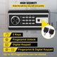 Safe Box, 2.1 CU.FT Fingerprint Safe Box For Money  2 Keys & Digital Keypad, Q235 Steel Safe Box For Storing Cash, Jewelry, Pistols, Documents, Watches In Home & Office & Hotel EX-STOCK