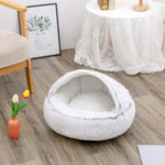 2 In 1 Dog And Cat Bed Pet Winter Bed Round Plush Warm Bed House Soft Long Plush Pets Bed Pet Products EX-STOCK Canada 