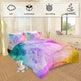 Girly Duvet Cover Rainbow Glitter Ombre Bedding Sets 3 Pcs Chic  Purple Blue Green Pastel Bed Spreads Sparkle Quilt Cover Set With 2 Pillow Shams EX-STOCK Canada 