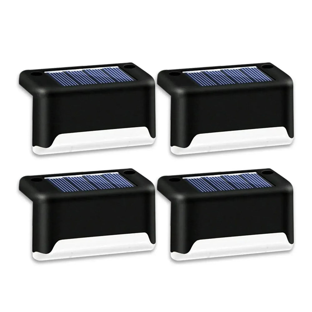 4 Solar LED Bright Deck Lights Outdoor Garden Patio Railing Decks Path Lighting Outdoor Garden Light Deck Lamp Solar Stairs Light - EX-STOCK CANADA