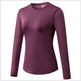Quick Drying Breathable Long Sleeve Yoga Workout Gym T-shirt for women - EX-STOCK CANADA