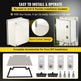 NEMA Steel Enclosure, 16 X 12 X 8 NEMA 4X Fiberglass Electrical Box, IP66 Waterproof & Dustproof, Outdoor Indoor Electrical Junction Box, With Mounting Plate EX-STOCK
