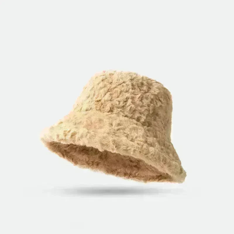 Lambswool Fisherman Sherpa Fleece Hat Winter Warm Fashionable Solid Color Hats For Women - EX-STOCK CANADA