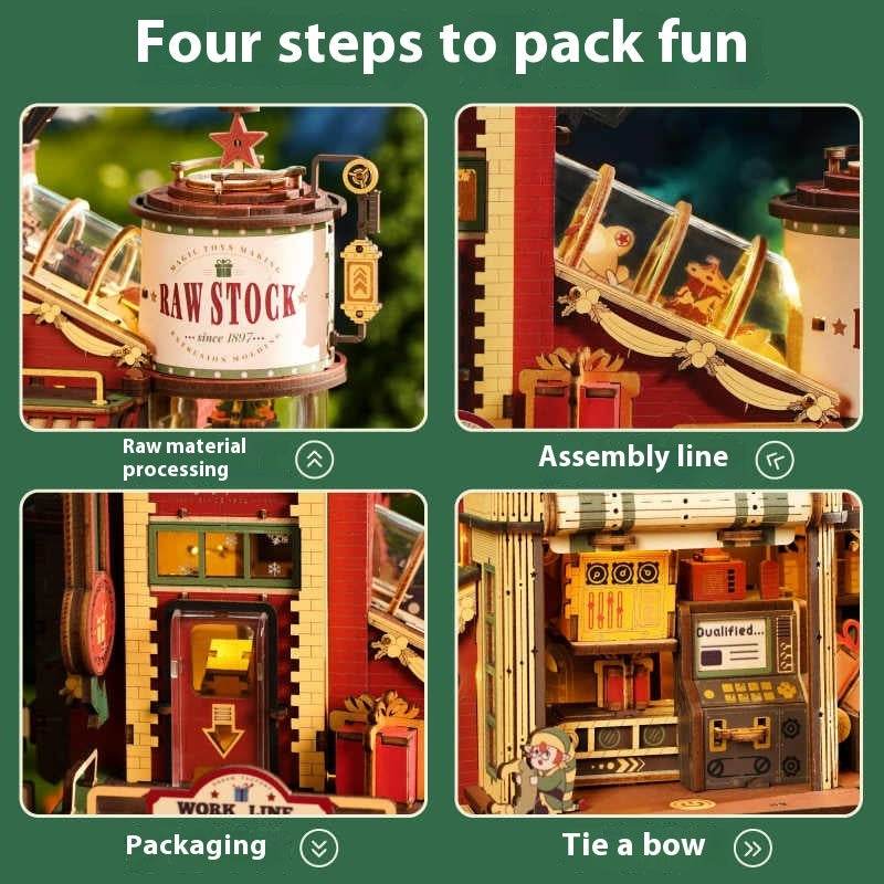 3D Puzzle Wooden Assembly Block Toy EX-STOCK Canada 