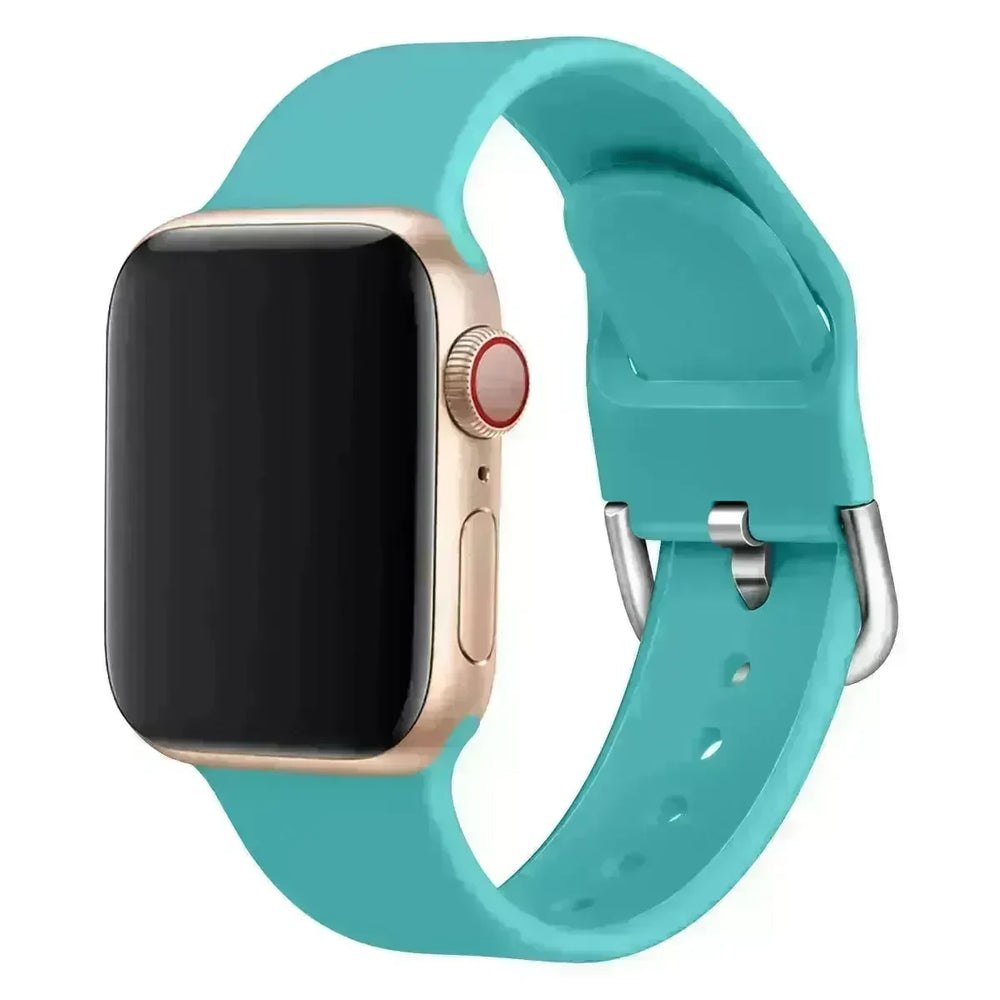 Watch strap solid color silicone watch buckle strap - EX-STOCK CANADA