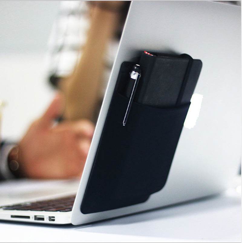 Adhesive Laptop Back Storage Bag Laptop Organizer - EX-STOCK Canada