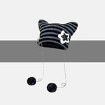 Breathable Windproof Cute Thermal Head Cover Woolen Cap beanies