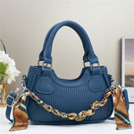 Bolso de Mano con Cadena Trenzada Elegante - Lujoso Bolso Bandolera de Mujer Hecho a Mano, Bolso de Hombro de Alta Gama con Forro de PoliésterEX-STOCK Canada 