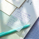 PET Transparent Post-it Notes Waterproof Material Sticky Notes 