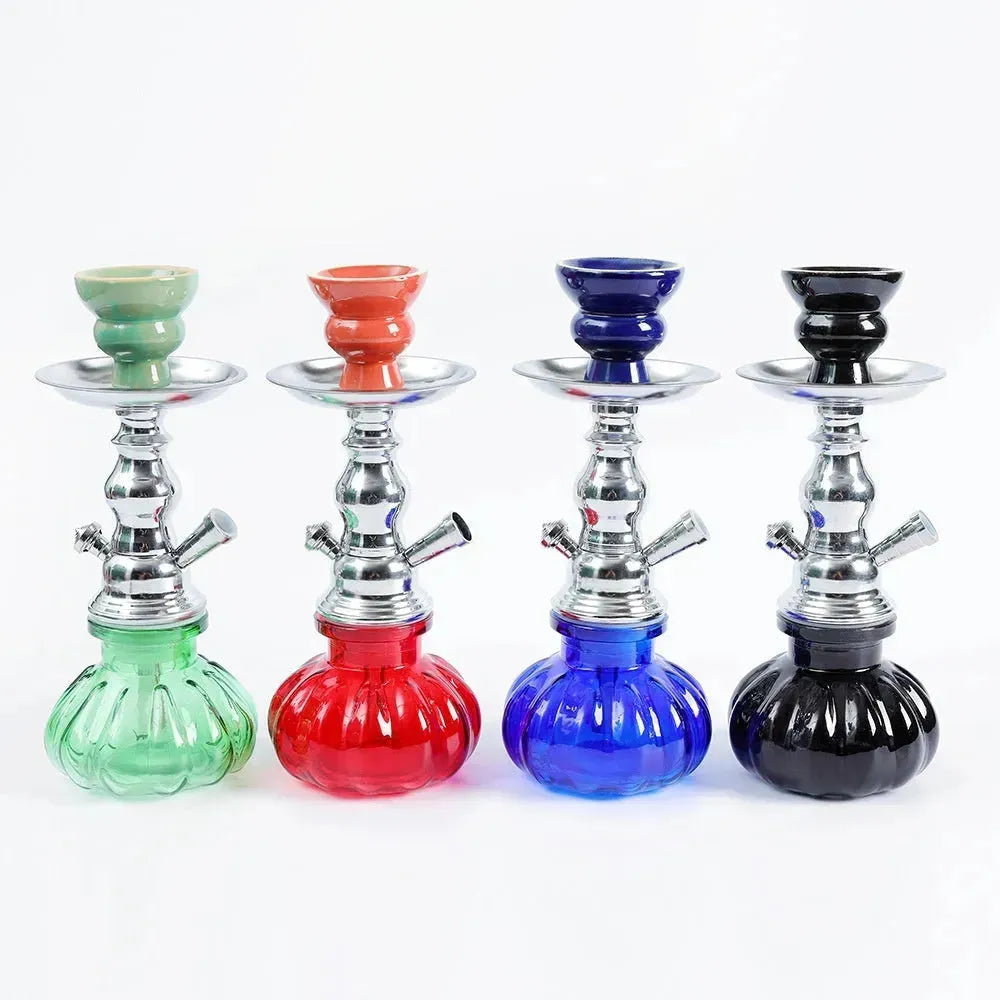 Small Size Iron Single And Double Pipe Hookah Suit - EX-STOCK CANADA