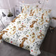 Kids' Duvet Cover Sets Animals Pastel Duvet Covers Cartoon Dogs Paws Pattern Bed Sets 3 Pieces 1 Duvet Cover And 2 Pillow Cases Cute Puppy Dogs Bedding For Kids EX-STOCK Canada 