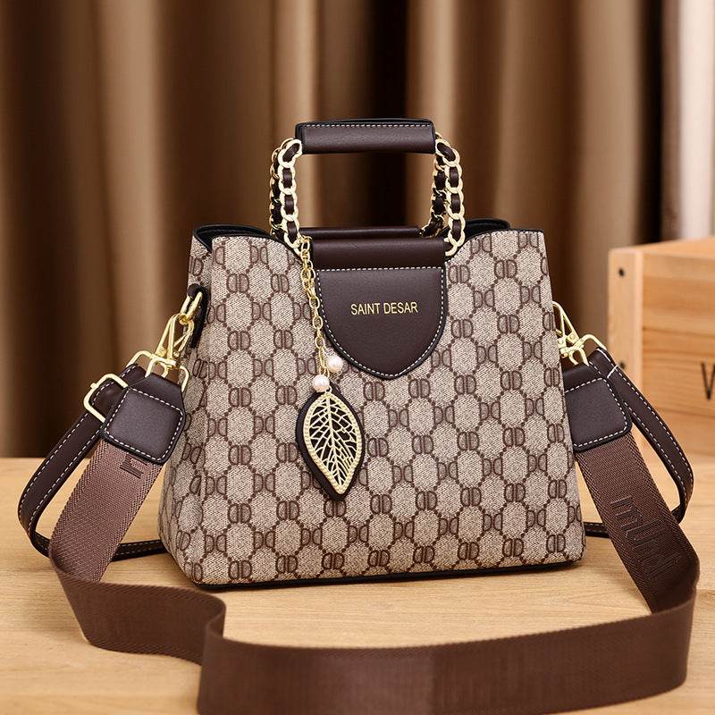 Women's Vintage Fashion Print Handbag EX-STOCK Canada 