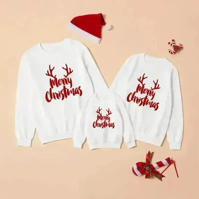 Merry Christmas sweatshirt Family photo wear - EX-STOCK CANADA