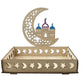 Wooden Ornament Eid Al Fitr Table Decoration coffee Tray - EX-STOCK CANADA
