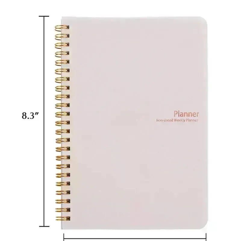 Non Dated Daily Weekly Monthly Planner Agenda Notebook Diary - EX-STOCK CANADA