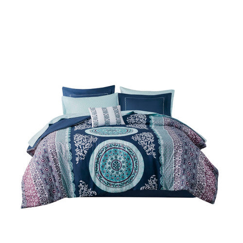 Queen Boho Comforter Set With Bed Sheets EX-STOCK