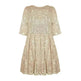Elegant ladies Sequined Short Mini Skater Dress - EX-STOCK CANADA