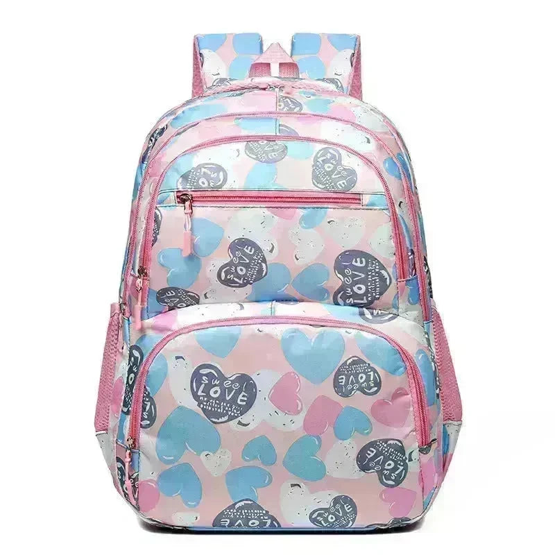 Student Schoolbag Children's Portable Burden Alleviation Large Capacity Bookbag Backpack - EX-STOCK CANADA